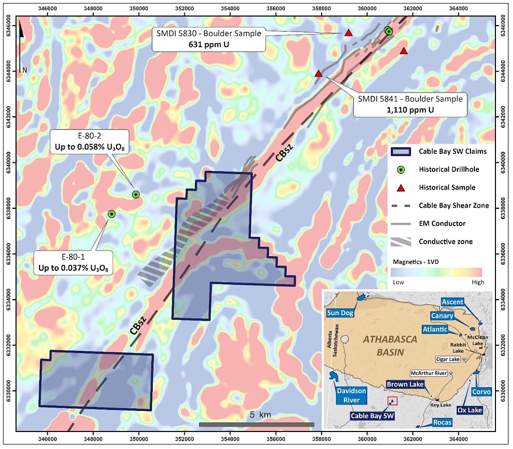 Project Map - Cable Bay SW Project